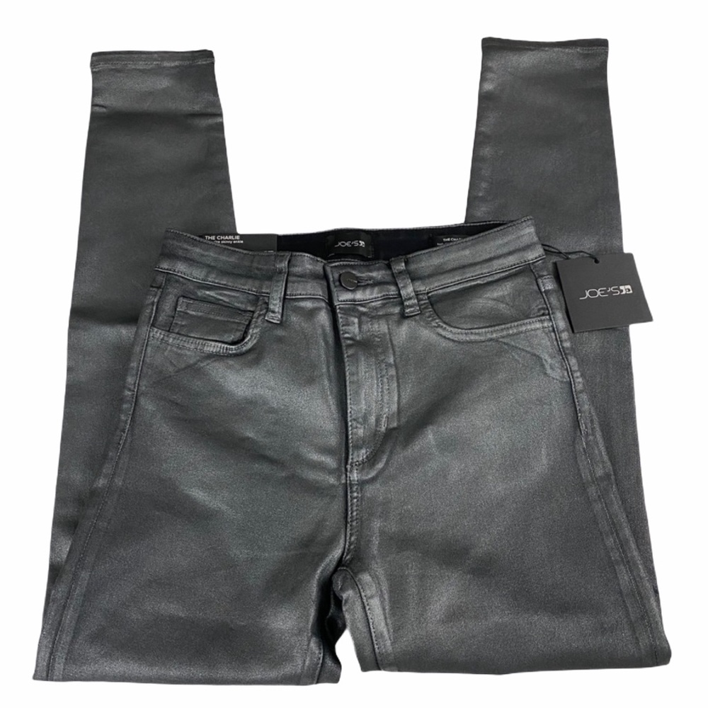 Joe’s Jeans The Charlie Coated Ankle Skinny Jeans